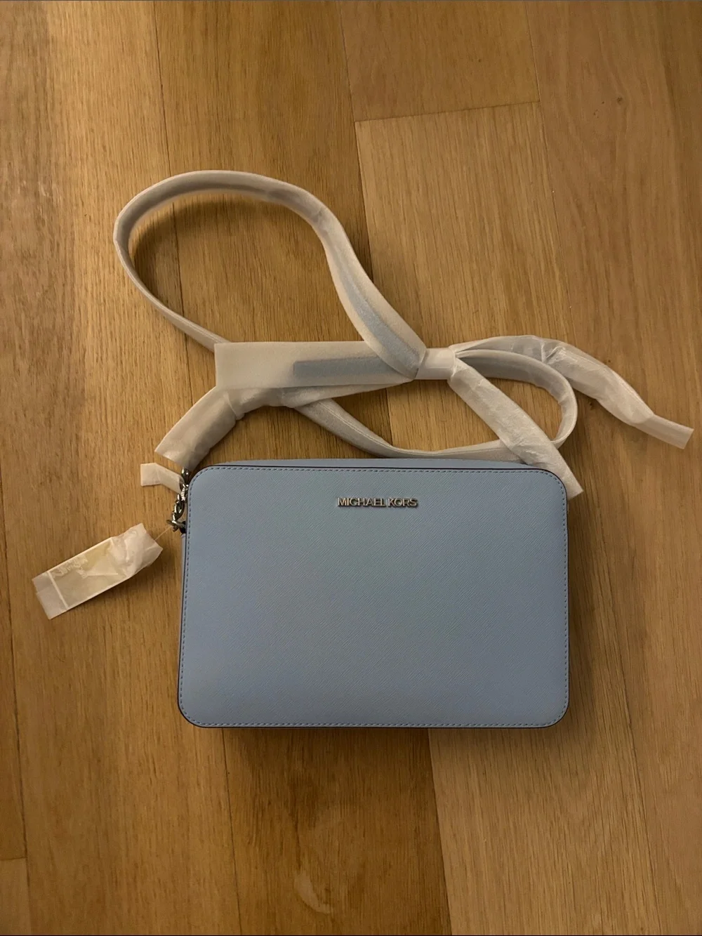 Michael Kors Jet Set Shoulder Crossbody Bag Light Sky